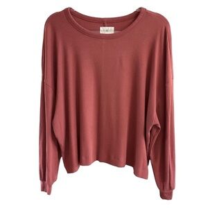 Lou & Grey Ribbed Crewneck Top